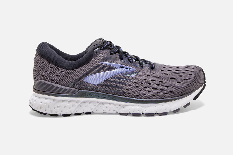 Zapatillas Running Brooks Transcend 6 Mujer Gris Moradas Baratas DASX45360